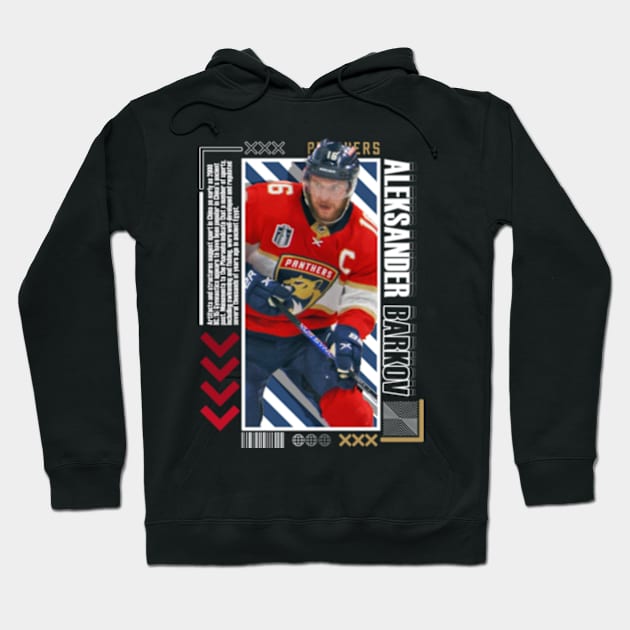 Aleksander Barkov Paper Poster Version 10 Hoodie by art.Hamdan